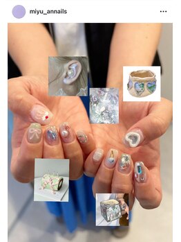 アンネイルズ(annails)/〈jr.nailist〉持ち込みデザイン