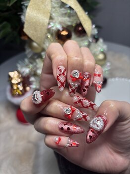クリスマスネイル