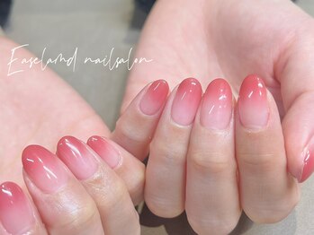 グラデーション・指先の花びら