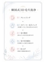 ホワイトニングショップ 町田店/【韓国式3D毛穴洗浄】流れ