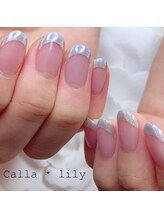 カラーリリー 恵比寿(Calla lily)/ミラーフレンチ/ユニコーン
