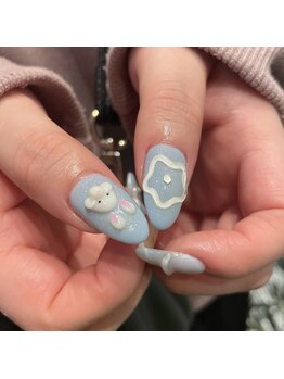 ぽこぽこネイル♪