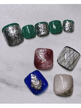 選べるフットネイル