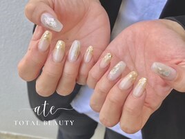 秋シェルネイル