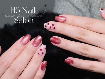 エイチスリー(H3)/人気のハートネイル定額