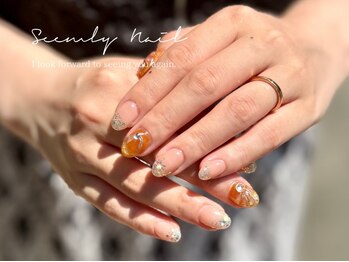 シームリーネイル(Seemly Nail)の写真/<お得★夏の定額アート!>フラワー/マグネット/水滴/インク/クリアリングetc.デザイン多数♪#パラジェル使用