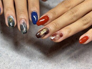 コービーネイル(Kobe nail)/ニュアンス×インクネイル