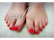 シキ(SIKI)/ワンカラーシンプルフットネイル