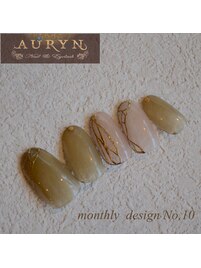 10月限定monthly &nbsp;design No,10