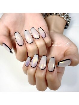 アンド アール(and.R)/囲みネイル