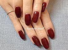 スエルテ ネイルサロン 北千住店/大人上品ボルドー　¥6000