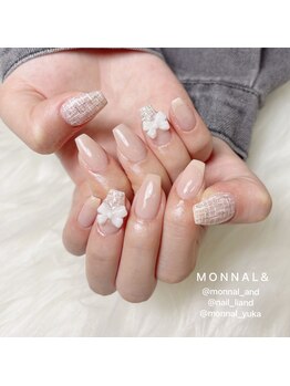 モナールアンド(MONNAL&)/ツイードネイル
