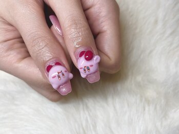 サニーデイズ ネイルアンドビューティー 曙橋店(SunnyDays Nail&Beauty)/キャラクター3D