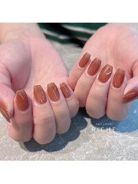 クリアブラウンのワンカラー！