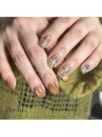 チェックネイル