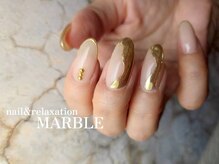 ネイルアンドリラクゼーション マーブル(MARBLE)の雰囲気（シンプルもゴージェスも叶う！イベントネイルもお任せ♪）