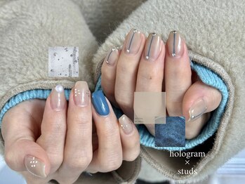 ホログラムデザインネイル