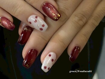 グレースドットエヌ ナカザキ 梅田中崎町店(grace.N-nakazaki)/cherry*ボルドー