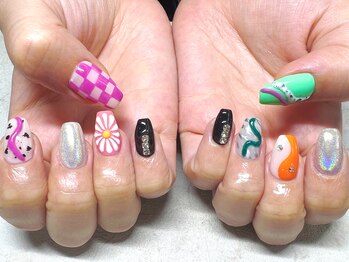 ボーホーネイルズコレクション(BOHO NAILS COLLECTION)/HAND:やり放題コース10000円