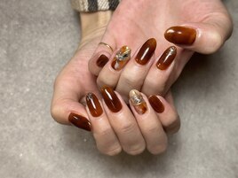 季節のブラウンデザイン