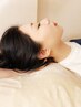 ヘッドスパ30分+もみほぐし+蒸しタオルの背中足踏み　60分 計90分　6800円