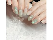 フルール(fleur)/マグネット×ぷっくりミラー