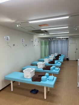 西葛西南口鍼灸整骨院/院内風景(ベッド全体)