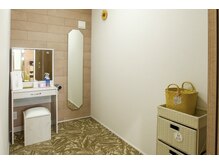 パウダールーム完備☆お化粧直しやお着替えの際にご利用下さい♪