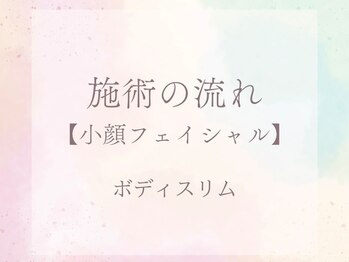 ボディスリム/施術の流れ*小顔フェイシャル*