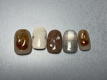 アイ ネイルズ 天神店(I nails)/お花art ￥8300