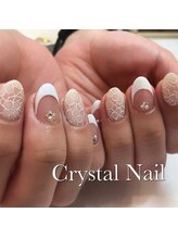 クリスタルネイル ボンベルタ橘店(CRYSTAL NAIL)/フラワーネイル