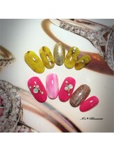 ネイルサロンアンドスクールエムズブロッサム(Nailsalon & school M's Blossom)/８月定額制ジェルコース￥5100