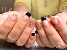 エルマナ ネイル(Hermana NAIL)/変形フレンチ
