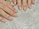 ホワイト系きれいめネイル
