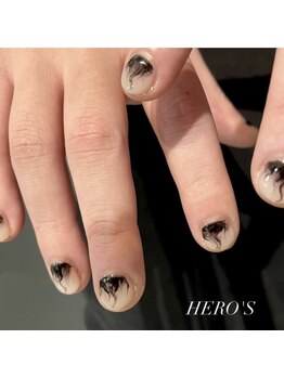 ヒーローズ(HERO’s)の写真/【本町駅徒歩5分】-自分を磨く-メンズネイル専門店で男を上げるワンランク上の身だしなみを！清潔感もUP◇