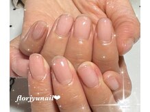 フロージュ ネイル(florjyu nail)/シアーワンカラーnail