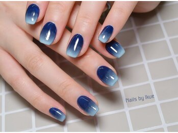 リアン 大宮(Rian)/ネイビーネイル/お洒落シンプル