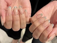 ネイルズ ララ(nails Lala)/ガラスフレンチ