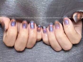 ダイアモンドネイルスタジオ 新宿店(Diamond Nail Studio)/マグネットフレンチ