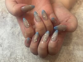 しずくネイル