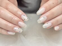 トラストネイル 佐野店(TRUST Nail)/シンプルストーンネイル