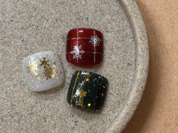 ハローネイル(Hello! Nail)/フット親指デザイン