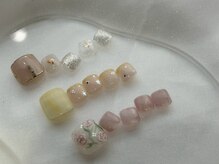 ティンク(Tink)/フットネイル　春ネイル