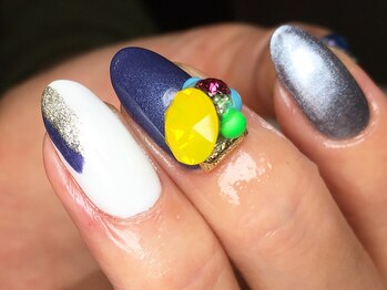 ネイルサロン エルオーケー(L.O.K)/大人ハンサム☆ワンカラー☆UP