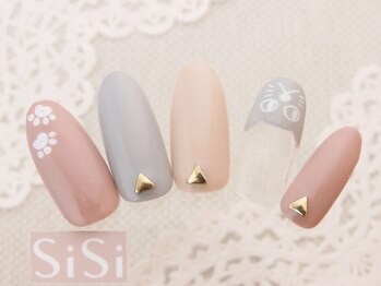 シシ(SiSi)/大人色猫ネイル★スタッズ