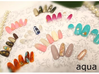 アイラッシュアンドネイルサロン アクア(aqua)/定額一例