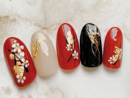 和柄ネイル♪