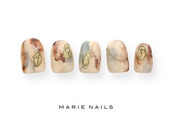 マリー ネイルズ いわきラトブ店(MARIE NAILS)/定額7,700円税込ニュアンス0421e