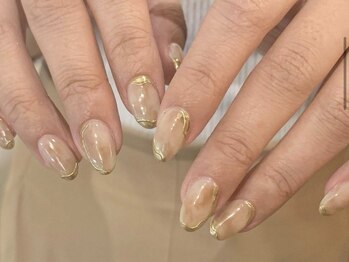 アイネイルズ 天神今泉店(I-nails)/【akane.e】もやもやニュアンス