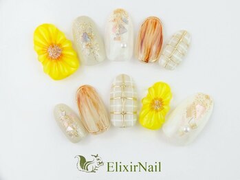 エリクサーネイル 五反田(Elixir Nail)/定額c やり放題/クーポン使用